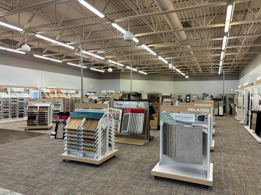 carpet one inside of store
